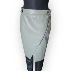 ESQUALO Faux Leather Pencil Skirt Sz 10 NWT